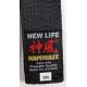 NATURAL SILK BLACK BELT KAMIKAZE SPECIAL THICK BST NEW LIFE Premium Quality, with box