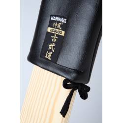 KAMIKAZE Makiwara cover, padded artificial leather, black