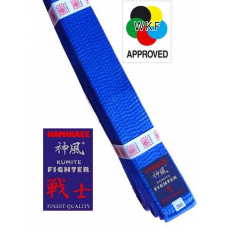 Extra light and narrow (4 cm) ideal for quick fighting techniques . Kamikaze-Competition belt for KUMITE. 