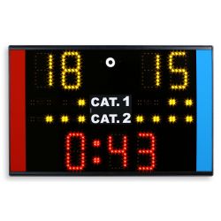 Electronic tabletop portable scoreboard for competitions WKF