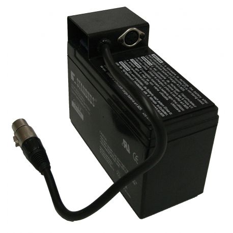 RECHARGEABLE BATTERY 12V/7Ah with connectors