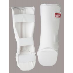 Shin- and foot protector, KAMIKAZE, white
