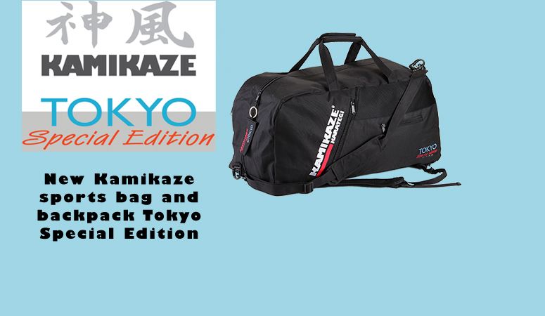 Kamikaze sports bag and backpack Tokyo Special Edition 2020